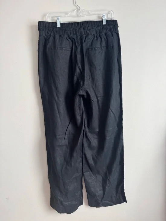 Quince 100% European Linen
Wide Leg Pants Black L nwt - Picture 2 of 8